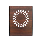 Luxurious Wooden Temple for Home, Office with Spacious Shelf & Inbuilt Focus Lights