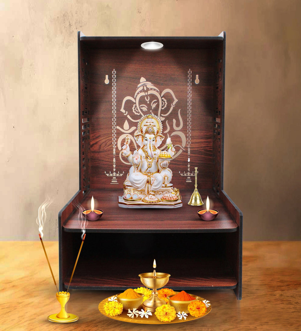 Beautiful Compact Modern Pooja Mandir for Small Spaces