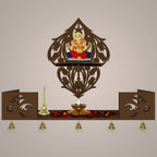 Pooja Mandir Design with Shelf 