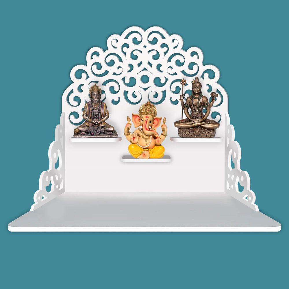 Designer Wall Hanging Wooden Temple