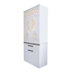 Designer Floor-Standing Spiritual Altar with Tiered Shelving & Storage