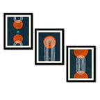 Abstract Geometric Pattern Multi Wall Hanging Frames