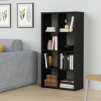 Modern Black 8 Cube Storage Bookcase Organizer