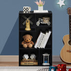 Modern Black 5 Cube Storage Bookcase Organizer