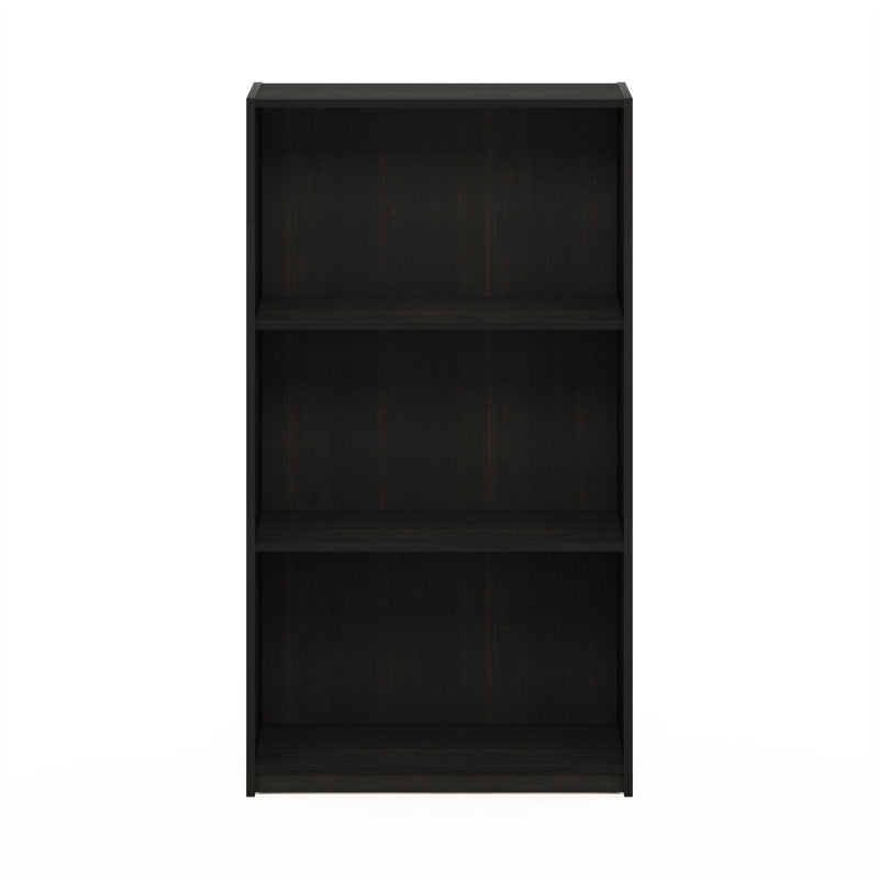 Modern Black 3 Tier Open Storage Bookcase