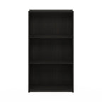 Modern Black 3 Tier Open Storage Bookcase