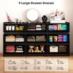 Luxury Book Shelf Cabinet with Spacious Drawer Storage and Ambient LED Strip