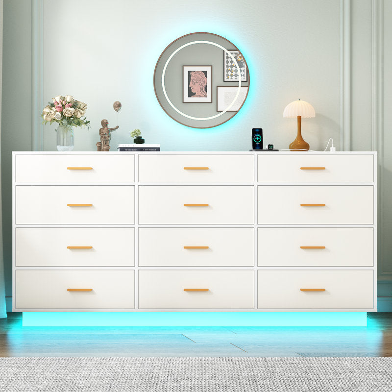 Premium Storage Book Shelf Cabinet with Elegant Finish and LED Accent Lighting