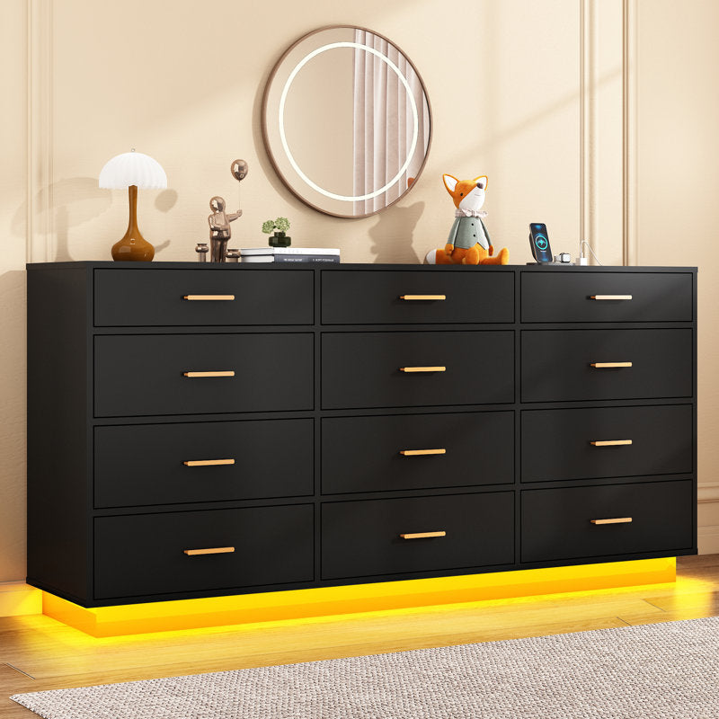 Premium Storage Book Shelf Cabinet with Elegant Finish and LED Accent Lighting