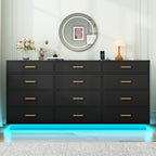 Premium Storage Book Shelf Cabinet with Elegant Finish and LED Accent Lighting