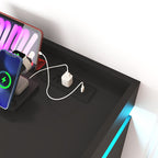Minimalist LED Chest of Drawers with Soft Glow Base Lighting