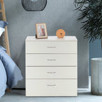 Elegant Blush Pink Drawer Cabinet with Spacious Storage and Modern Style