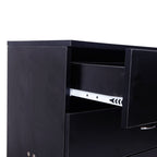 Elegant Blush Pink Drawer Cabinet with Spacious Storage and Modern Style