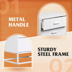Modern 4-Drawer Storage Dresser with Minimalist Design and Clean Lines