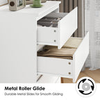 Minimalist White Chest of Drawers – Stylish Storage Cabinet for Modern Homes