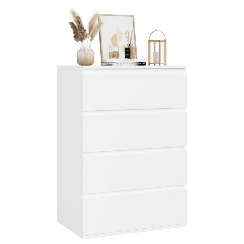Minimalist White Chest of Drawers – Stylish Storage Cabinet for Modern Homes