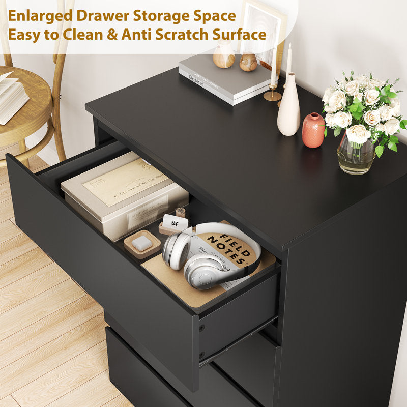 Compact Modern Dresser – Space-Saving Drawer Organizer with Large Storage Capacity