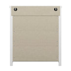 Classic Storage Chest – Stylish Bedroom Dresser with Smooth Finish and Metal Knobs