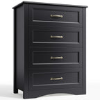 Elegant Bedroom Chest of Drawers with Vintage Style Handles