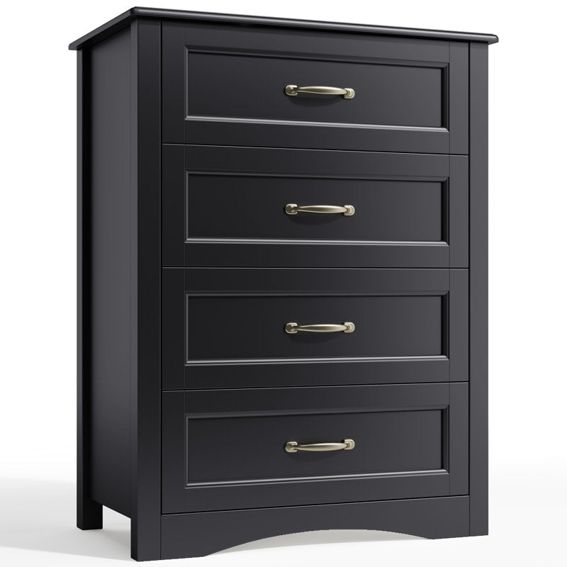 Elegant Bedroom Chest of Drawers with Vintage Style Handles