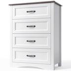 Elegant Bedroom Chest of Drawers with Vintage Style Handles