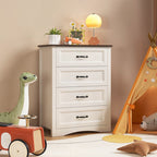 Elegant Bedroom Chest of Drawers with Vintage Style Handles