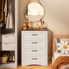 Elegant Bedroom Chest of Drawers with Vintage Style Handles