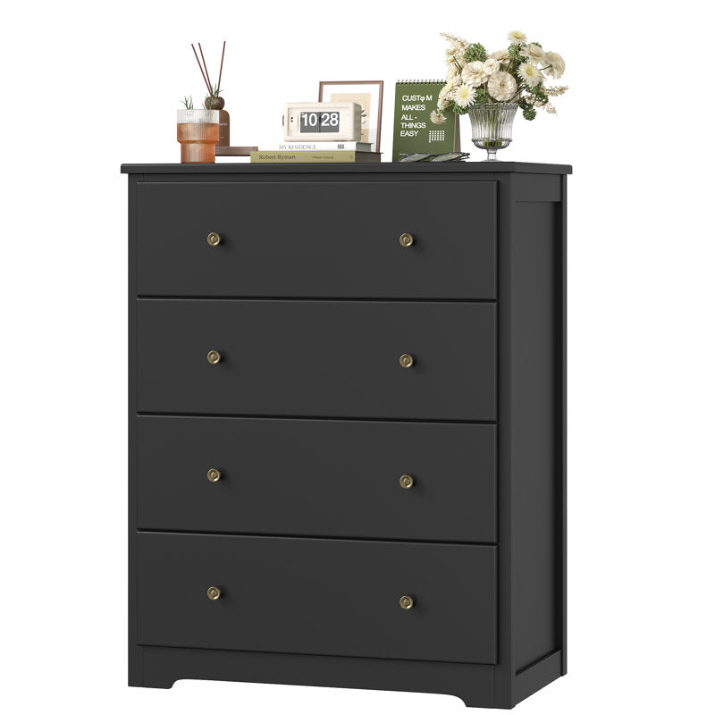 Minimalist Drawer Chest with Deep Storage and Smooth Finish for Home Organization