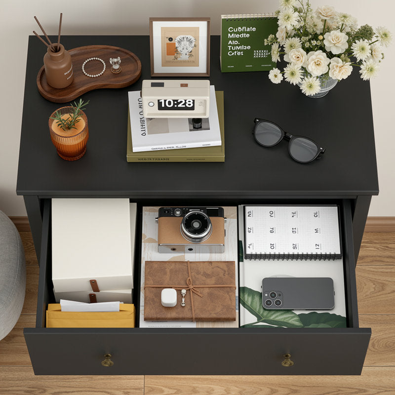 Minimalist Drawer Chest with Deep Storage and Smooth Finish for Home Organization