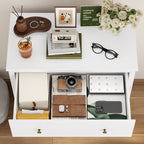 Minimalist Drawer Chest with Deep Storage and Smooth Finish for Home Organization
