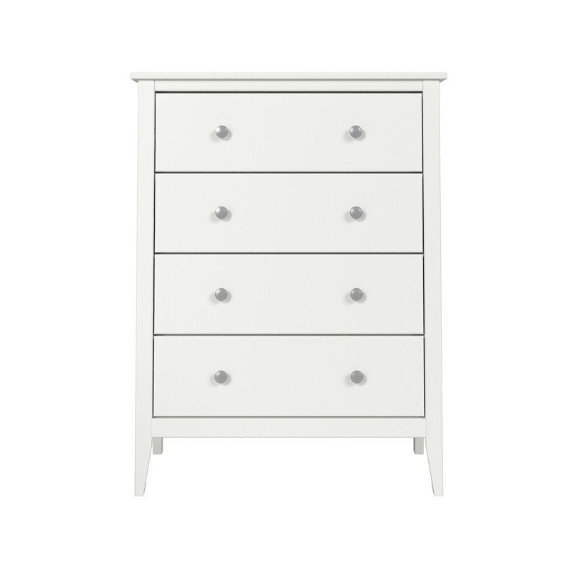 Elegant Drawer Chest, 4-Drawer Wooden Storage Cabinet for Home Organization