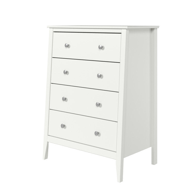 Elegant Drawer Chest, 4-Drawer Wooden Storage Cabinet for Home Organization