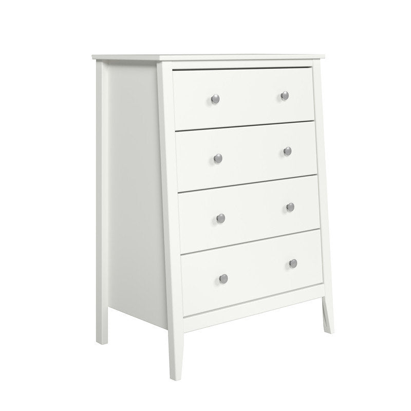 Elegant Drawer Chest, 4-Drawer Wooden Storage Cabinet for Home Organization