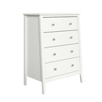 Elegant Drawer Chest, 4-Drawer Wooden Storage Cabinet for Home Organization