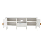 Modern LED Dresser with Open Display Shelf and 4 Storage Drawers