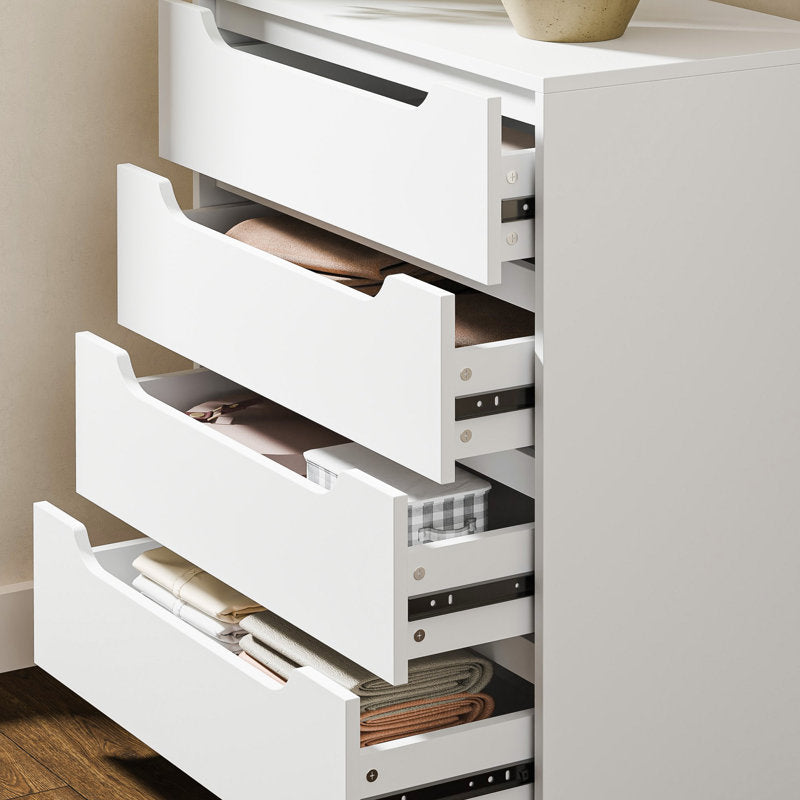 Modern 4-Drawer Dresser with Sleek Handle-Free Design
