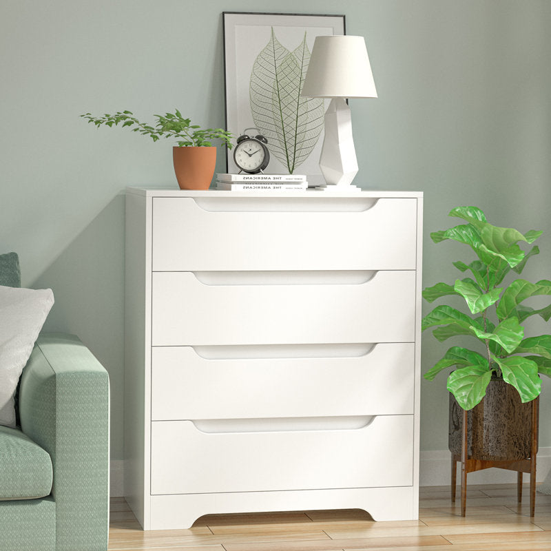 Modern 4-Drawer Dresser with Sleek Handle-Free Design