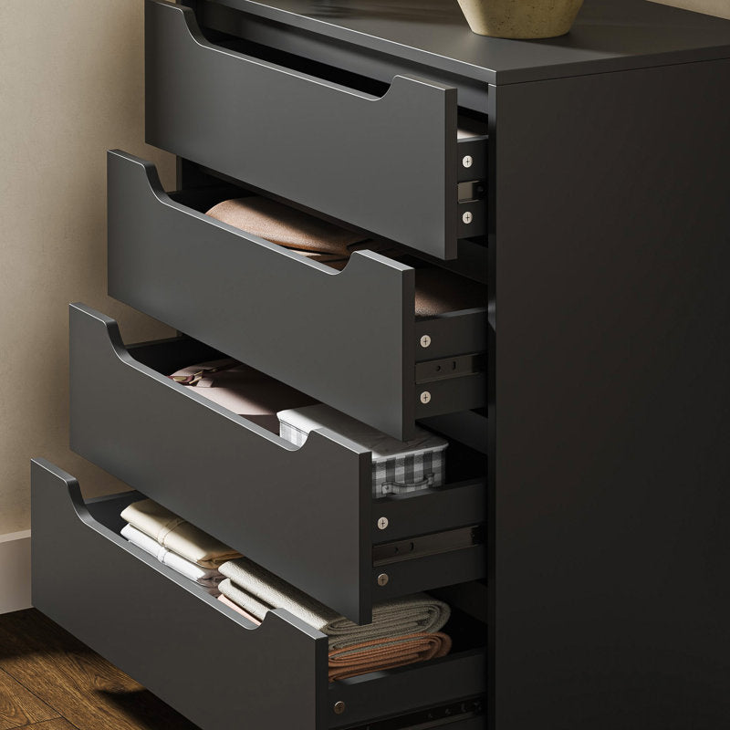 Modern 4-Drawer Dresser with Sleek Handle-Free Design