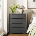 Modern 4-Drawer Dresser with Sleek Handle-Free Design