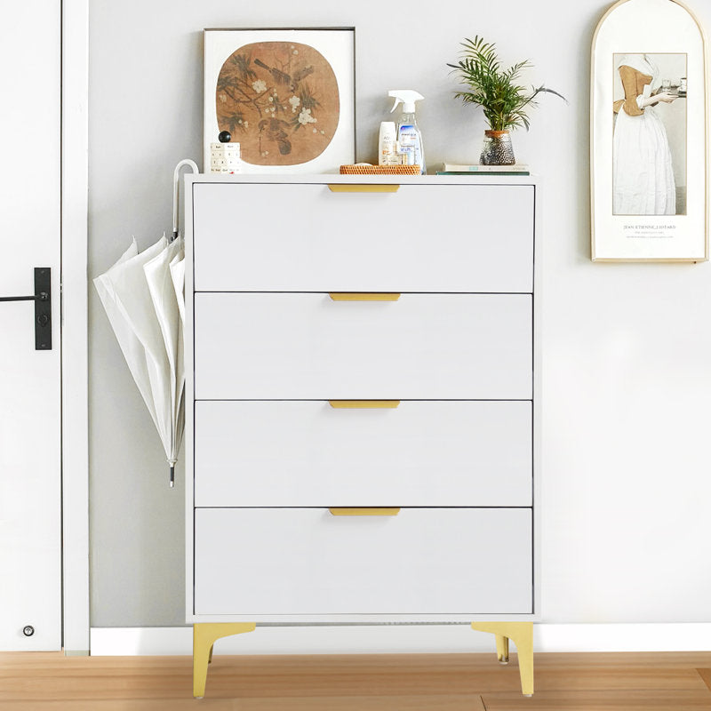 Stylish Drawer Chest with Elevated Gold Legs for Modern Home Organization