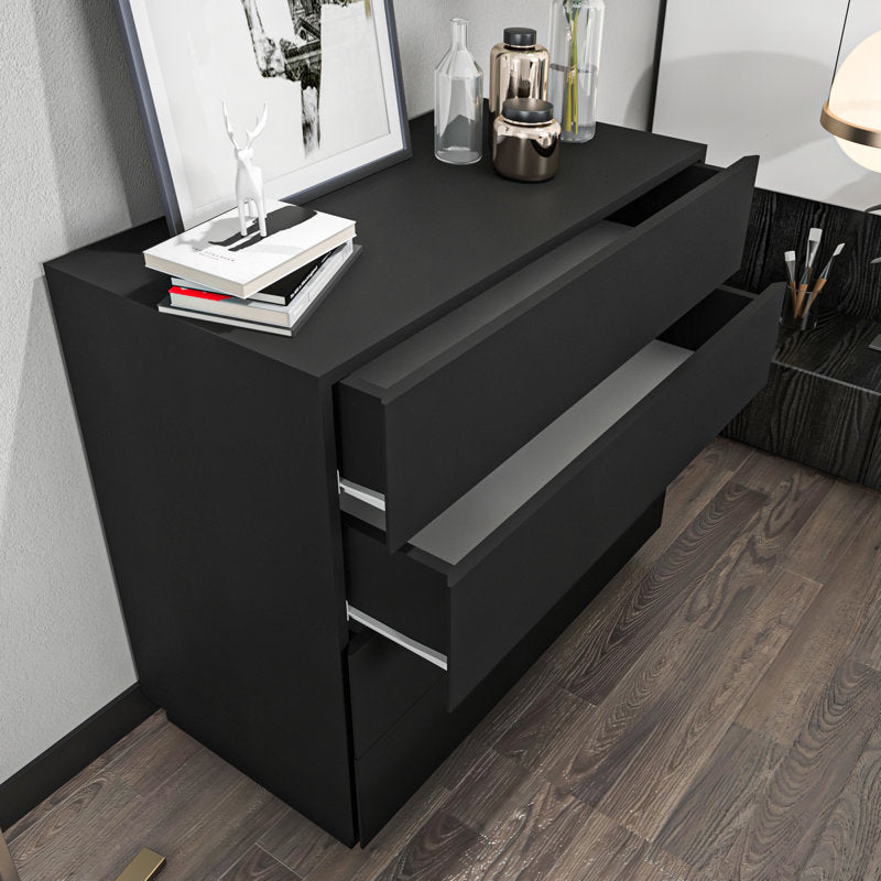 Elegant Storage Console with 4 Drawers