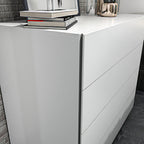Elegant Storage Console with 4 Drawers