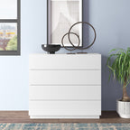 Elegant Storage Console with 4 Drawers