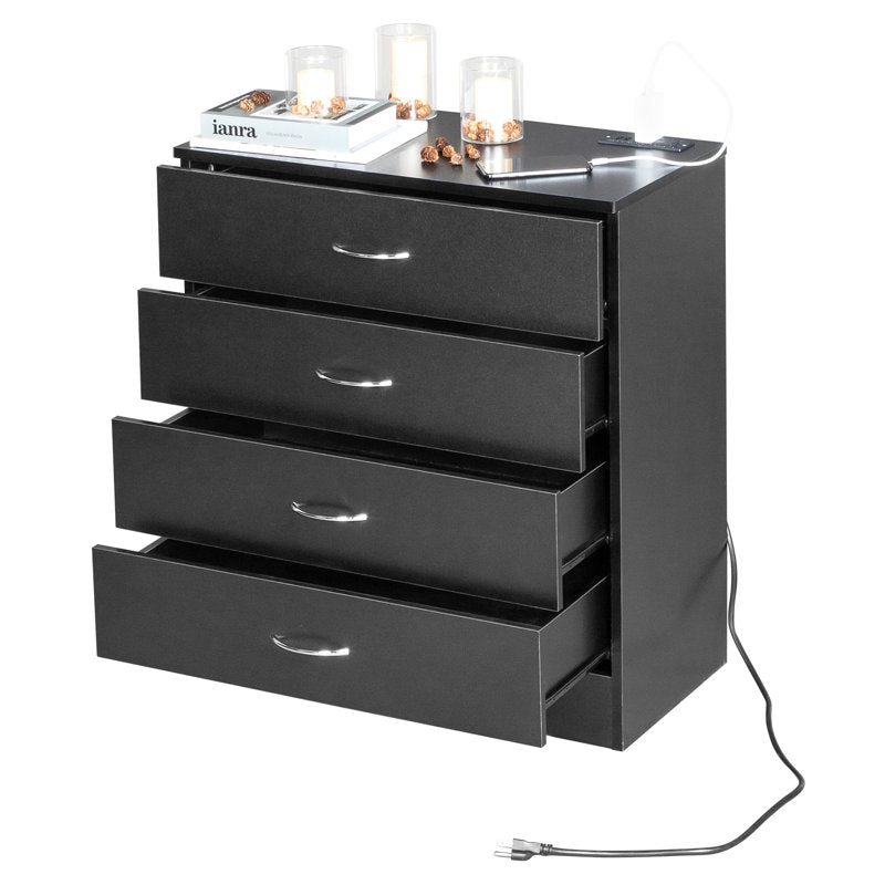 Multi-Functional Dresser with USB Charging Station – Bedroom Organizer
