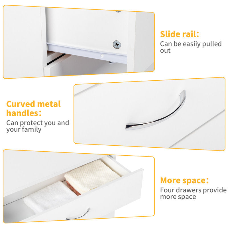 Multi-Functional Dresser with USB Charging Station – Bedroom Organizer