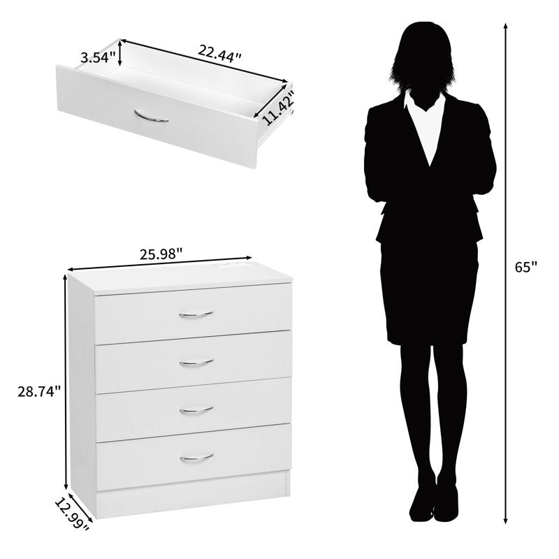 Multi-Functional Dresser with USB Charging Station – Bedroom Organizer