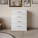 Minimalist 4 Drawer Dresser, Space-Saving Storage Organizer for Bedroom or Living Room