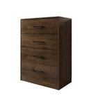 Minimalist 4 Drawer Dresser, Space-Saving Storage Organizer for Bedroom or Living Room