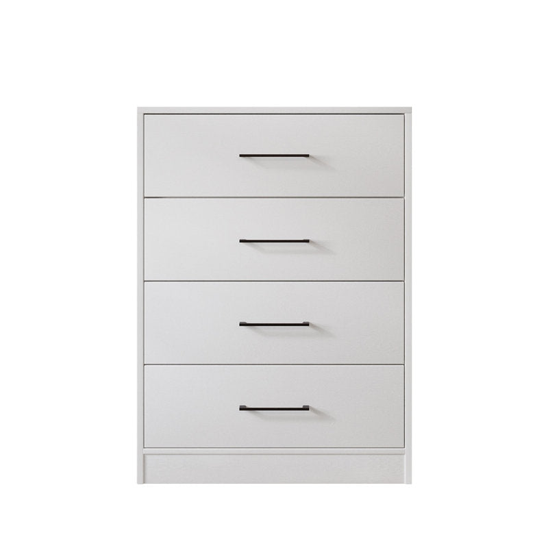 Minimalist 4 Drawer Dresser, Space-Saving Storage Organizer for Bedroom or Living Room