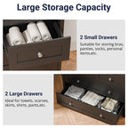 Elegant Bedroom Dresser with 4 Large Drawers and Modern Design